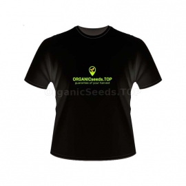 Black Men's Branded T-shirt - ORGANICseeds™