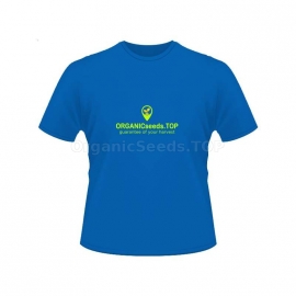Blue Men's Branded T-shirt - ORGANICseeds™