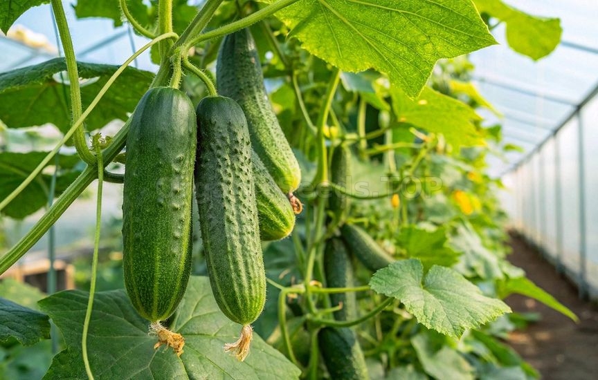 Cucumbers in the greenhouse: planting scheme for maximum yield