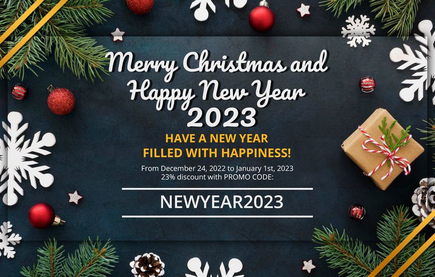 Merry Christmas and Happy New Year 2023!