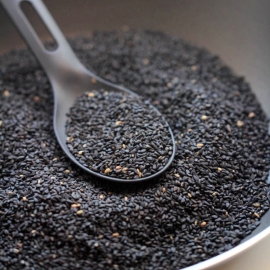 Organic Black Sesame Seeds (Sesamum Indicum)