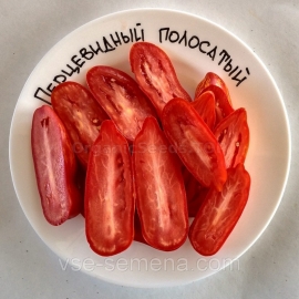 «Striped Red Pepper» - Organic Tomato Seeds