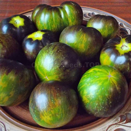 «Blue Green Zebra» - Organic Tomato Seeds